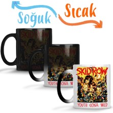 Baskı Dükkanı Skid Row Cartoon Sihirli Kupa Bardak Porselen