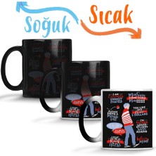 Baskı Dükkanı Bts Suga Quotes Sihirli Kupa Bardak Porselen