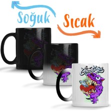 Baskı Dükkanı Monster Grafitti Sihirli Kupa Bardak Porselen