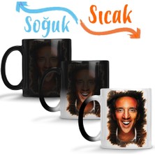 Baskı Dükkanı Nicolas Cage Sihirli Kupa Bardak Porselen