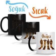 Baskı Dükkanı The Orange Sihirli Kupa Bardak Porselen