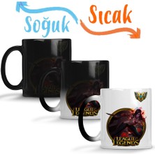 Baskı Dükkanı League Of Legends Katarina Lol Sihirli Kupa Bardak Porselen