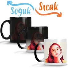 Baskı Dükkanı Blackpink Jisoo Sihirli Kupa Bardak Porselen
