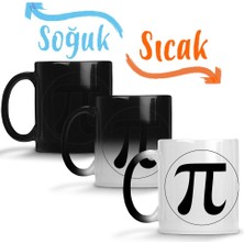 Baskı Dükkanı Matematik Daire Pi Sayısı Sihirli Kupa Bardak Porselen
