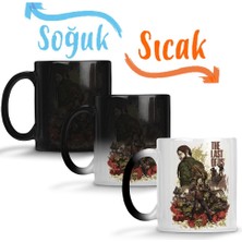 Baskı Dükkanı Naughty Dog The Last Of Us Sihirli Kupa Bardak Porselen