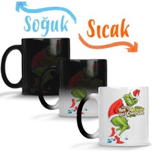 Baskı Dükkanı Grinch Sihirli Kupa Bardak Porselen