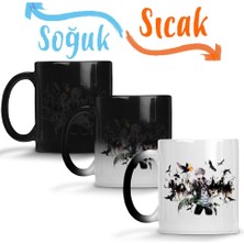 Baskı Dükkanı Anime Sihirli Kupa Bardak Porselen