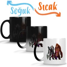 Baskı Dükkanı Annie E Darius League Of Legends Lol Sihirli Kupa Bardak Porselen