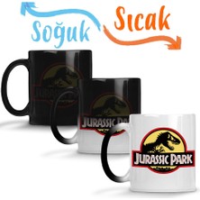 Baskı Dükkanı Jurassic Park Sihirli Kupa Bardak Porselen