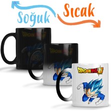 Baskı Dükkanı Dragonball Z Super Sihirli Kupa Bardak Porselen