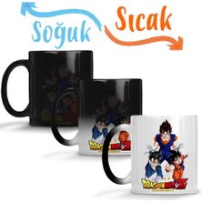 Baskı Dükkanı Dragon Ball Z Sihirli Kupa Bardak Porselen