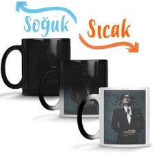 Baskı Dükkanı Anti 02 Sihirli Kupa Bardak Porselen