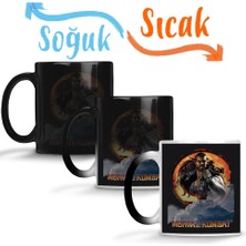 Baskı Dükkanı Mortal Kombat Jason Briggs Game Sihirli Kupa Bardak Porselen