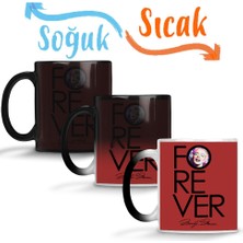 Baskı Dükkanı Marilyn Monroe 9 Sihirli Kupa Bardak Porselen