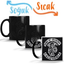 Baskı Dükkanı Sons Of Anarchy Sihirli Kupa Bardak Porselen
