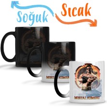 Baskı Dükkanı Mortal Kombat Jonny Cage Game Sihirli Kupa Bardak Porselen