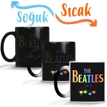 Baskı Dükkanı The Beatles Sihirli Kupa Bardak Porselen