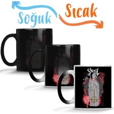 Baskı Dükkanı Ghost Sihirli Kupa Bardak Porselen