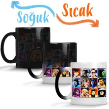 Baskı Dükkanı Mortal Kombat Sihirli Kupa Bardak Porselen