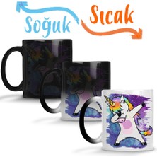Baskı Dükkanı Unicorn 07 Sihirli Kupa Bardak Porselen