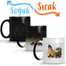 Baskı Dükkanı Jay And Silent Bob Pat And Silent Bob Squarepants Sihirli Kupa Bardak Porselen