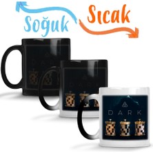 Baskı Dükkanı Dark Iı Sihirli Kupa Bardak Porselen