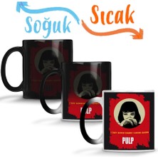 Baskı Dükkanı Pulp Fiction Mia Wallace Sihirli Kupa Bardak Porselen