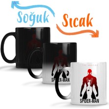 Baskı Dükkanı Kp Spider Man Sihirli Kupa Bardak Porselen