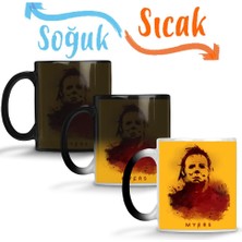 Baskı Dükkanı Michael Jackson Tributes Sihirli Kupa Bardak Porselen