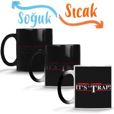 Baskı Dükkanı Star Wars It's A Trap Sihirli Kupa Bardak Porselen