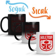 Baskı Dükkanı The Walking Dead Hilltop Community Rick Sihirli Kupa Bardak Porselen