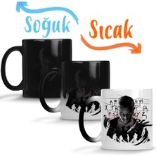 Baskı Dükkanı Stranger Things Abcd Sihirli Kupa Bardak Porselen