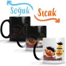 Baskı Dükkanı Susam Sokağı Edi & Büdü Sihirli Kupa Bardak Porselen