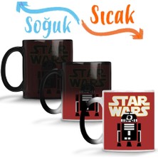 Baskı Dükkanı Star Wars 06 Sihirli Kupa Bardak Porselen