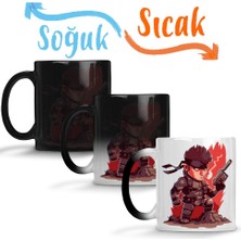 Baskı Dükkanı Solid Snake Sihirli Kupa Bardak Porselen