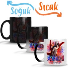 Baskı Dükkanı Tohyo Ghoul Anime Ken Kaneki Sihirli Kupa Bardak Porselen