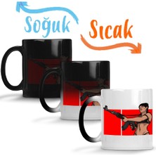 Baskı Dükkanı Archer Spray Pray Sihirli Kupa Bardak Porselen