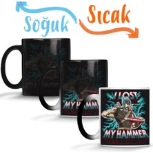 Baskı Dükkanı Thor I Lost My Hammer Sihirli Kupa Bardak Porselen