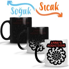 Baskı Dükkanı Janes Addiction Sihirli Kupa Bardak Porselen