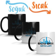 Baskı Dükkanı Breaking Bad Walter Labs Humor Sihirli Kupa Bardak Porselen