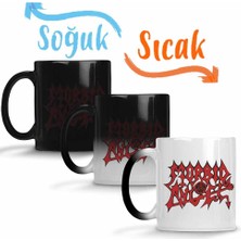Baskı Dükkanı Morbid Angel Sihirli Kupa Bardak Porselen