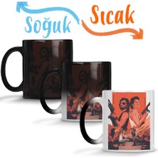 Baskı Dükkanı Snakes 2x Sihirli Kupa Bardak Porselen