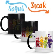 Baskı Dükkanı The Teletubbies Sun Sihirli Kupa Bardak Porselen