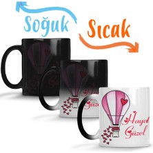 Baskı Dükkanı Hayat Güzel Sihirli Kupa Bardak Porselen