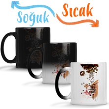 Baskı Dükkanı Totoro Soot Surprise Sihirli Kupa Bardak Porselen