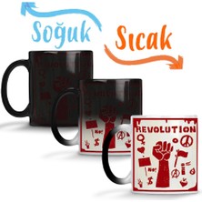 Baskı Dükkanı Revolution Sihirli Kupa Bardak Porselen