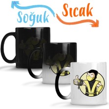 Baskı Dükkanı Scorpion Vault Boy Sihirli Kupa Bardak Porselen