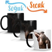 Baskı Dükkanı Shark Sihirli Kupa Bardak Porselen