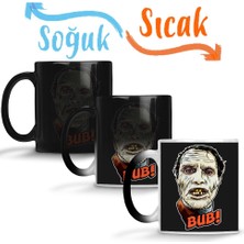 Baskı Dükkanı Bub The Sickly Green Zombie Sihirli Kupa Bardak Porselen