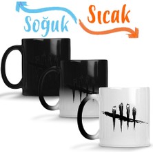 Baskı Dükkanı Dead By Daylight Logo 03 Sihirli Kupa Bardak Porselen